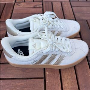 Adidas VL Court 3.0 Leather Sneaker - off white